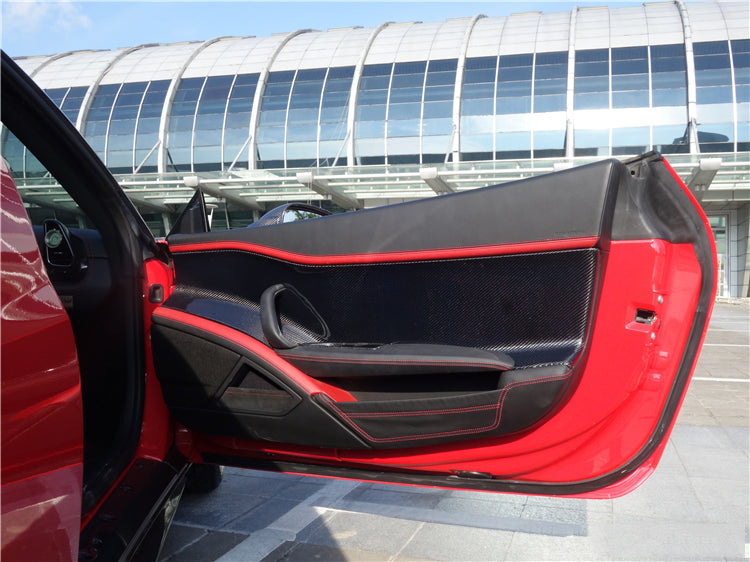 テーブル 2010-2015 Ferrari 458 Coupe Spider Carbon Fiber Door Panel Interior