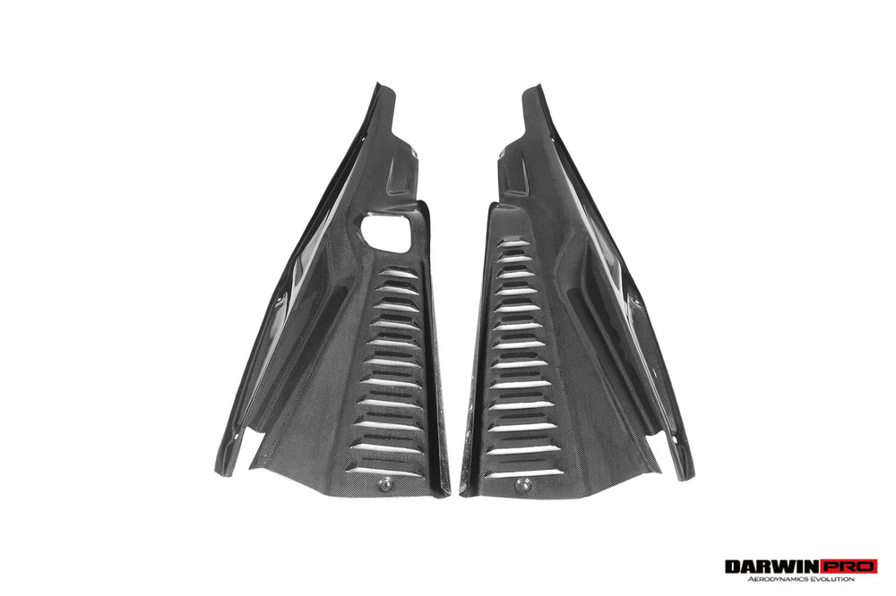 Paneles del compartimiento del motor de fibra de carbono seca para Ferrari 458 Coupe/Speciale 2010-2015