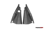  Paneles del compartimiento del motor de fibra de carbono seca para Ferrari 458 Coupe/Speciale 2010-2015 