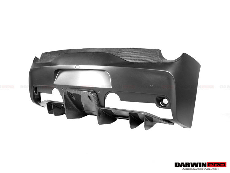 DarwinPRO 2013-2015 Ferrari 458 Speciale Rear Bumper with Diffuser with Lights - DarwinPRO Aerodynamics