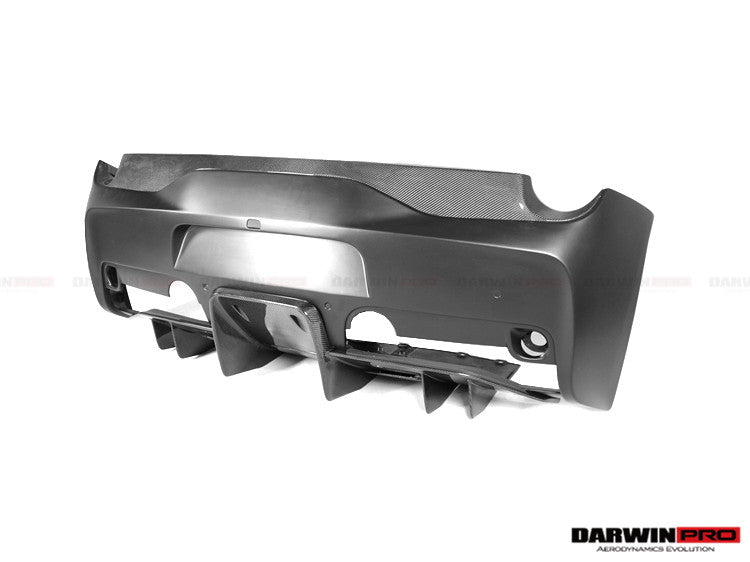 DarwinPRO 2013-2015 Ferrari 458 Speciale Rear Bumper with Diffuser with Lights - DarwinPRO Aerodynamics