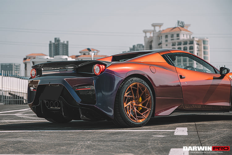 Kit de carrocería completa de fibra de carbono parcial estilo BKSS Ferrari 458 Spider 2010-2015