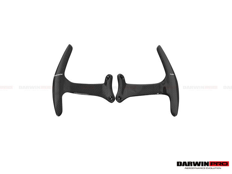 2015-2020 Ferrari 488 GTB & Spider Dry Carbon Fiber Paddles Shift - DarwinPRO Aerodynamics