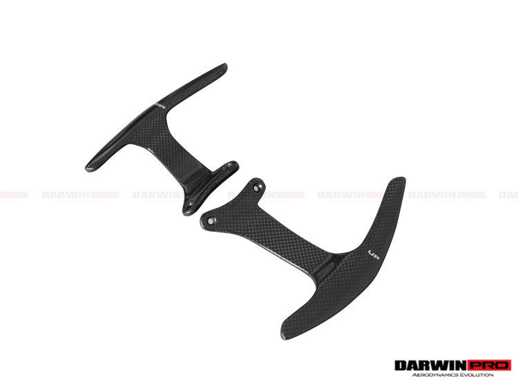 2015-2020 Ferrari 488 GTB & Spider Dry Carbon Fiber Paddles Shift - DarwinPRO Aerodynamics