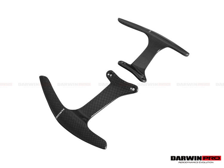 2015-2020 Ferrari 488 GTB & Spider Dry Carbon Fiber Paddles Shift - DarwinPRO Aerodynamics
