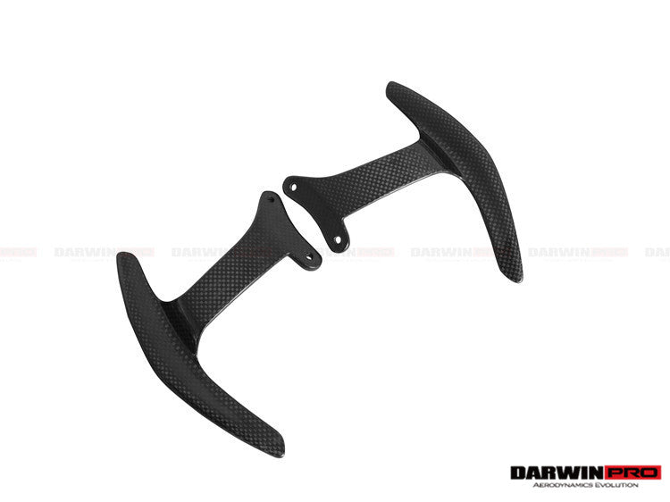 2015-2020 Ferrari 488 GTB & Spider Dry Carbon Fiber Paddles Shift - DarwinPRO Aerodynamics