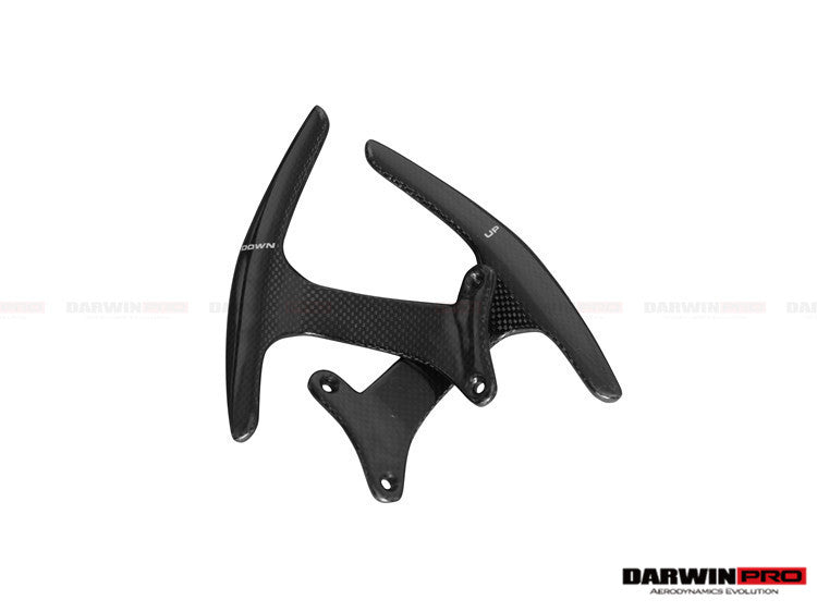 2015-2020 Ferrari 488 GTB & Spider Dry Carbon Fiber Paddles Shift - DarwinPRO Aerodynamics