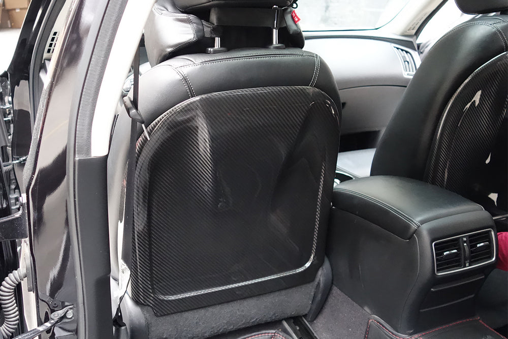 Reemplazo del respaldo del asiento de fibra de carbono seco del sedán Infiniti Q50 2014-2022
