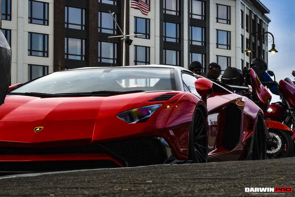 Kit aerodinámico completo de fibra de carbono con carrocería ancha estilo SV-BKSSII para Lamborghini Aventador LP700 Roadster DarwinPRO 2011-2016