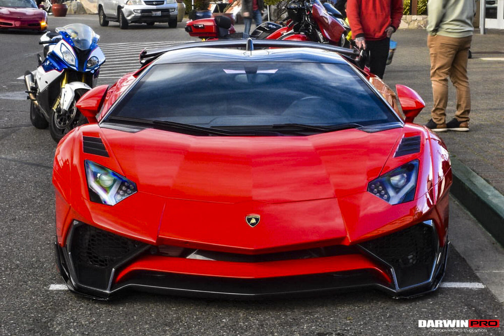 Kit aerodinámico completo de fibra de carbono con carrocería ancha estilo SV-BKSSII para Lamborghini Aventador LP700 Roadster DarwinPRO 2011-2016