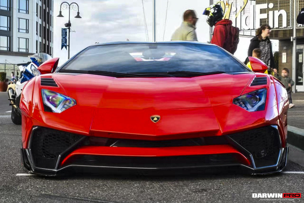 Kit aerodinámico completo de fibra de carbono con carrocería ancha estilo SV-BKSSII para Lamborghini Aventador LP700 Roadster DarwinPRO 2011-2016