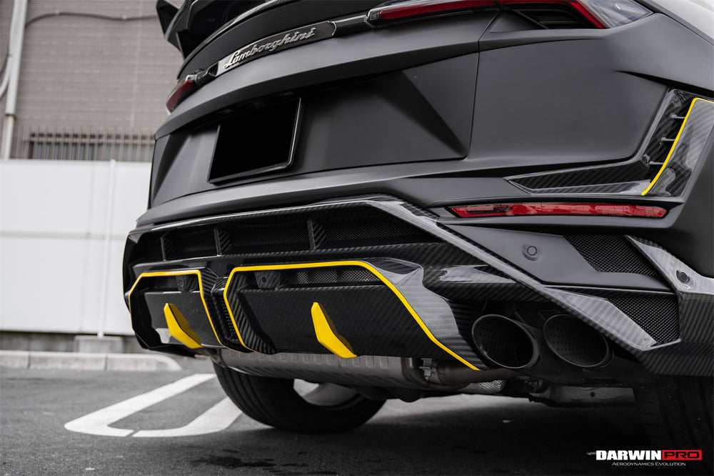 DarwinPRO 2018-2025 Lamborghini URUS BKSS Part Carbon Fiber Rear Bumper