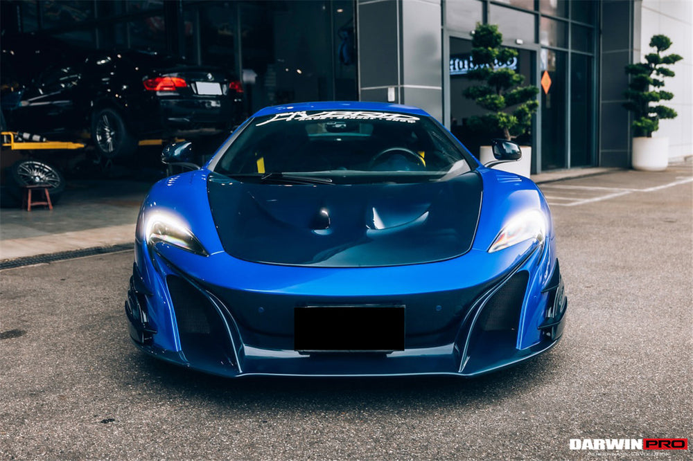 DarwinPRO 2014-2017 McLaren 650S Convert 675LT Style Front Bumper - DarwinPRO Aerodynamics