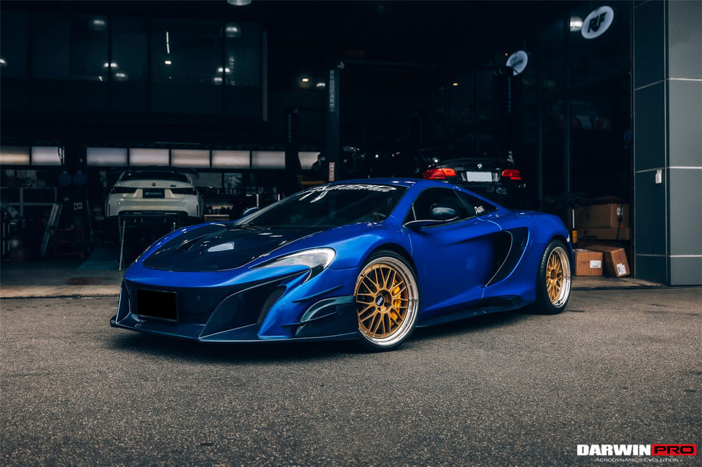 DarwinPRO 2014-2017 McLaren 650S Convert 675LT Style Front Bumper - DarwinPRO Aerodynamics