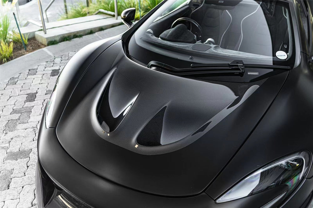 2014-2017 McLaren 650S P1 Style Carbon Fiber Hood