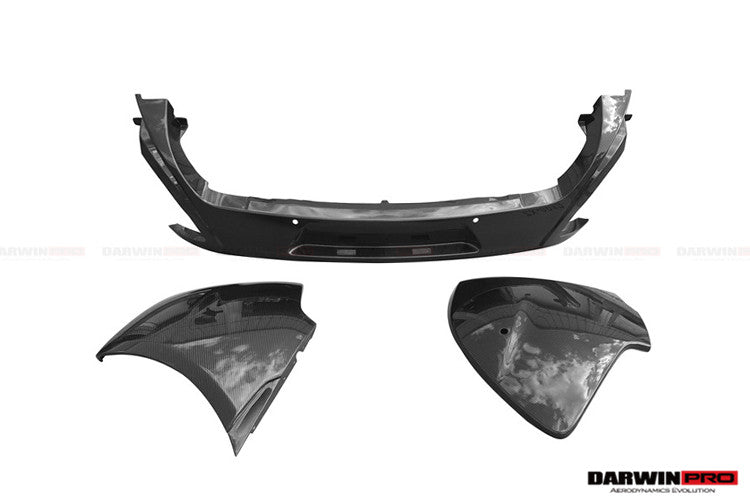 2014-2017 McLaren 650s Carbon Fiber Rear Bumper - DarwinPRO Aerodynamics