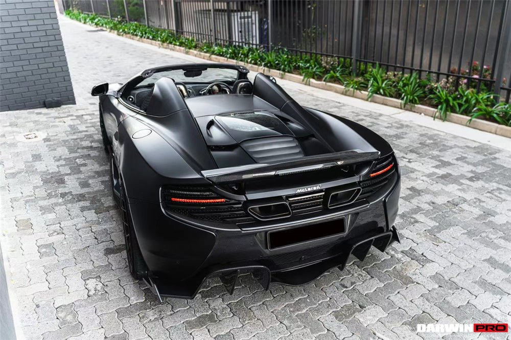 2014-2017 McLaren 650s Carbon Fiber Rear Bumper - DarwinPRO Aerodynamics