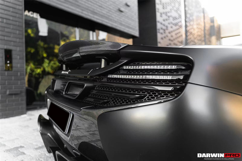 2014-2017 McLaren 650s Carbon Fiber Rear Bumper - DarwinPRO Aerodynamics