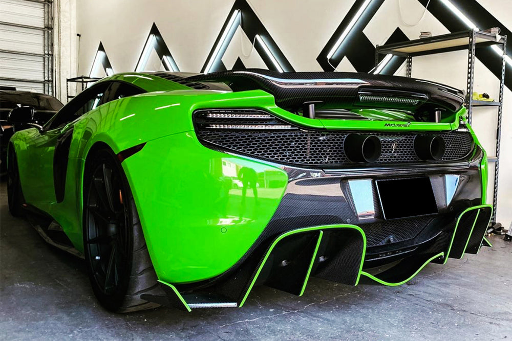 2014-2017 McLaren 650s Carbon Fiber Rear Bumper