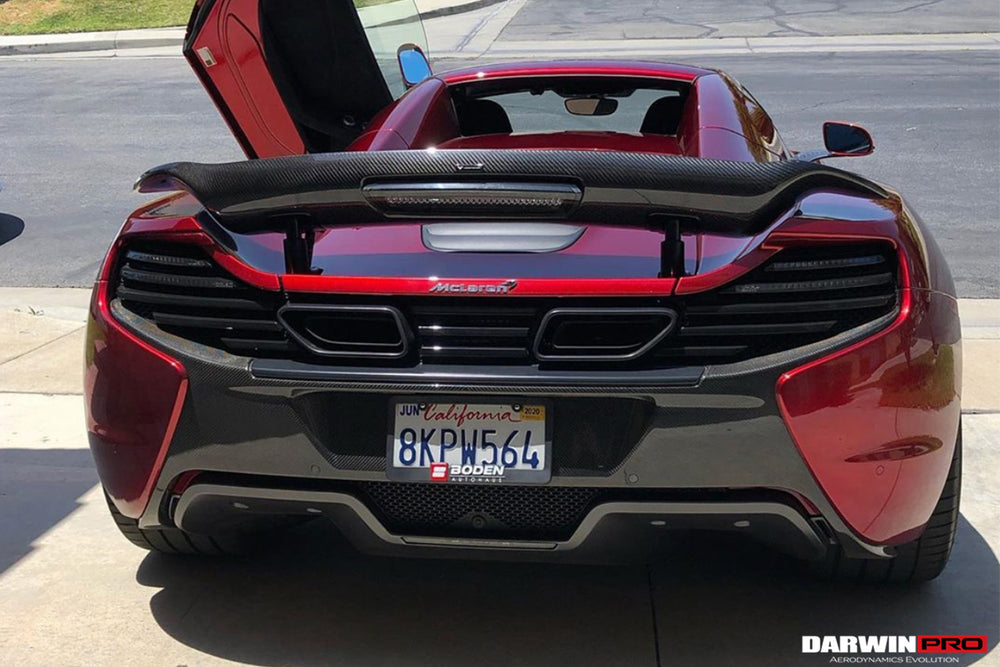 2014-2017 McLaren 650s Carbon Fiber Rear Bumper - DarwinPRO Aerodynamics