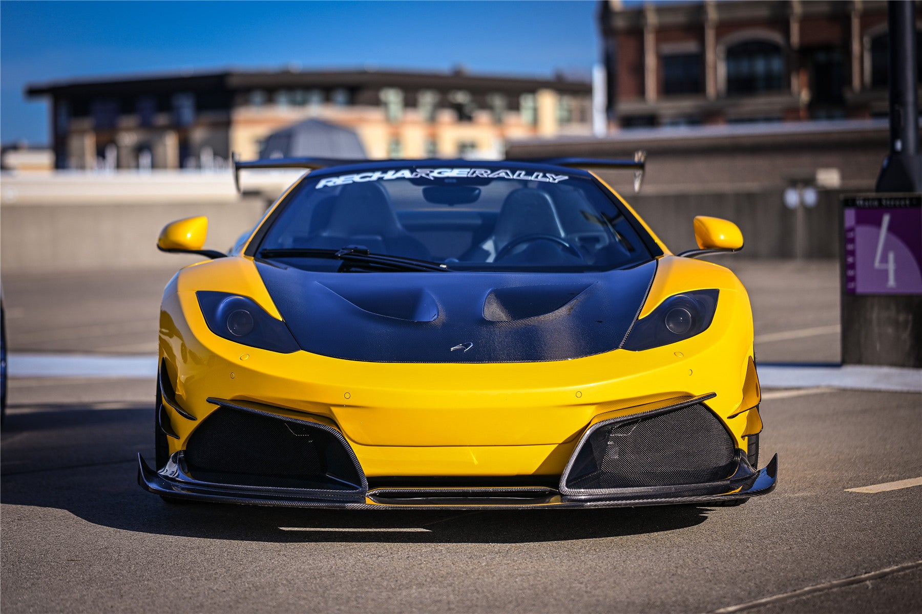 2011-2014 McLaren MP4 12C Partial Carbon Fiber Front Bumper With