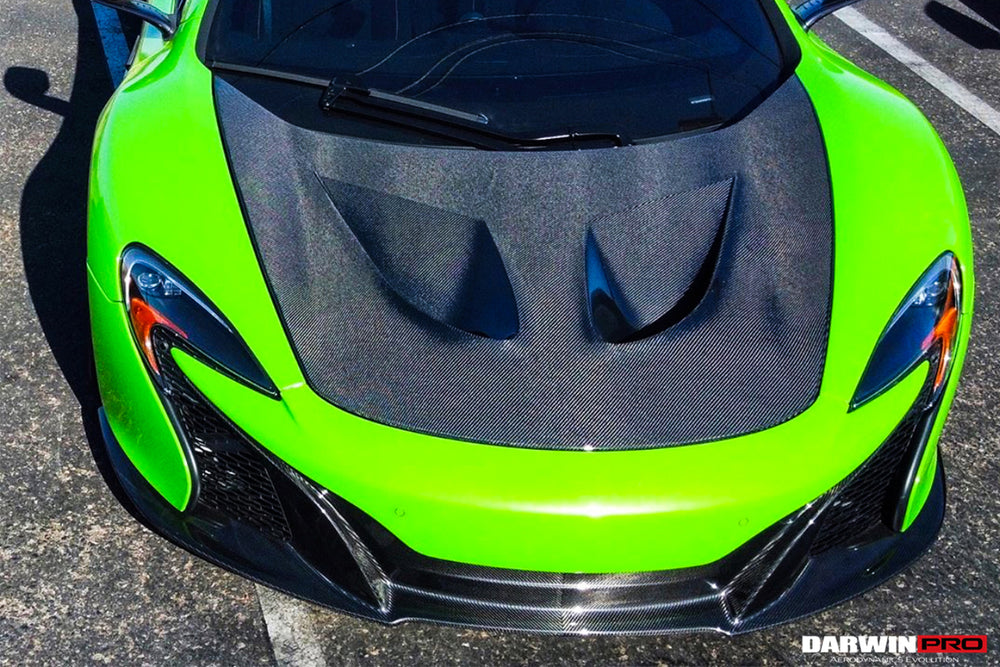 2014-2017 McLaren 650s Front Bumper Top Cover Repalcement - DarwinPRO Aerodynamics