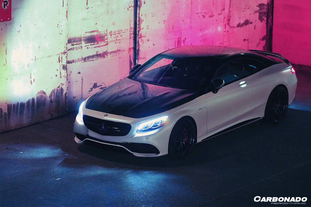 Capó de fibra de carbono para Mercedes Benz C217 S63/S65 AMG Coupe 2014-2017