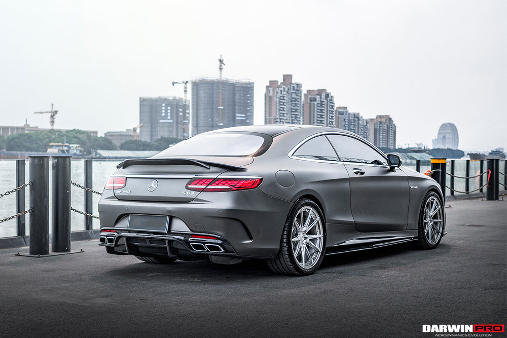 Difusor trasero de fibra de carbono estilo BKSS para Mercedes Benz C217 S63/S65 AMG Coupe 2014-2021