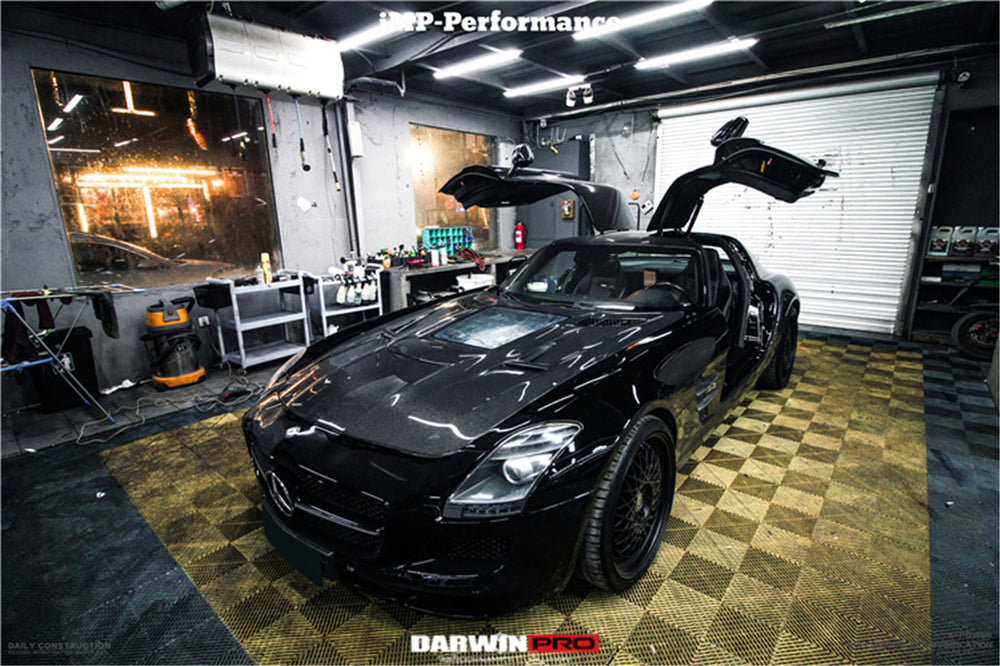 2010-2015 Mercedes Benz W197 SLS AMG IMP Performance Carbon Fiber Hood - DarwinPRO Aerodynamics