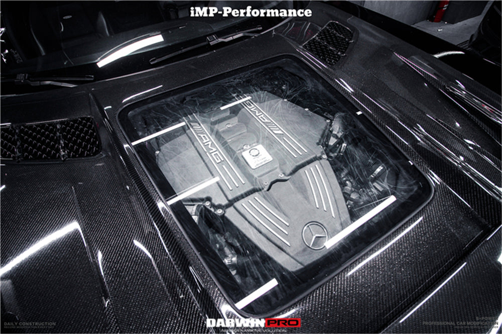 2010-2015 Mercedes Benz W197 SLS AMG IMP Performance Carbon Fiber Hood - DarwinPRO Aerodynamics