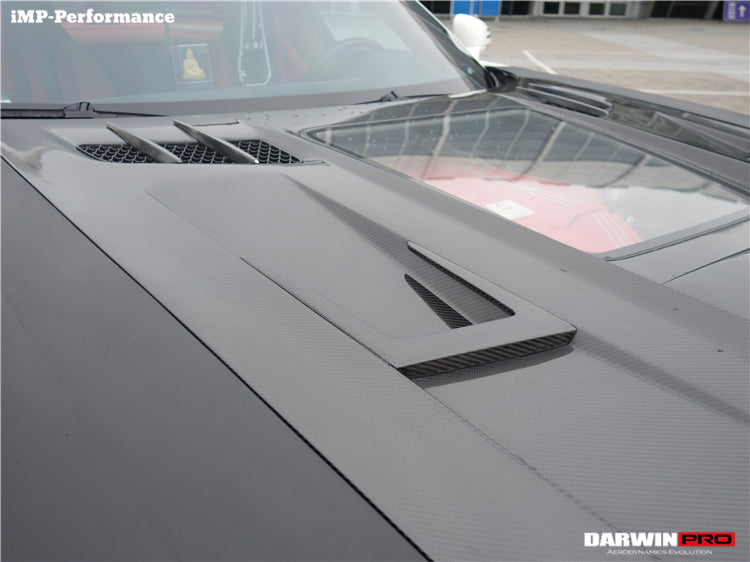 2010-2015 Mercedes Benz W197 SLS AMG IMP Performance Carbon Fiber Hood - DarwinPRO Aerodynamics