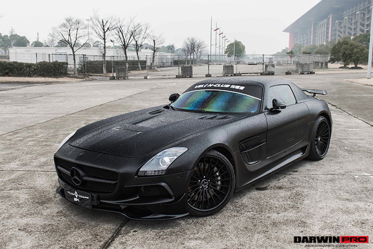 Capó de fibra de carbono estilo BKSS para Mercedes Benz W197 SLS AMG 2010-2015