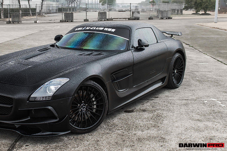 Capó de fibra de carbono estilo BKSS para Mercedes Benz W197 SLS AMG 2010-2015