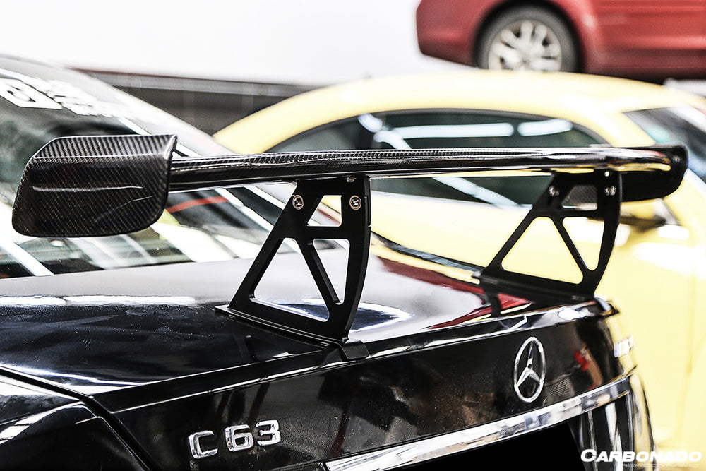 Mercedes Benz W204 C Class  C63 AMG Sedan BKSS Style Carbon Fiber Trunk Spoiler