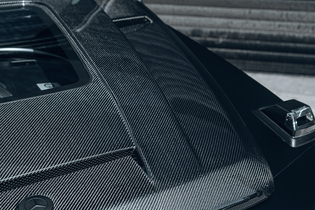 2019-2025 Mercedes Benz W464 | W465 G Wagon IMP Performance Partial Carbon Fiber Hood | Fits G500, G550, G63 AMG - DarwinPRO Aerodynamics