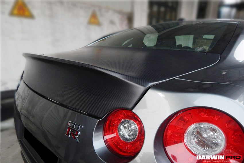 2008-2025 Nissan GTR R35 CBA DBA EBA AMS Style Carbon Fiber Trunk - DarwinPRO Aerodynamics