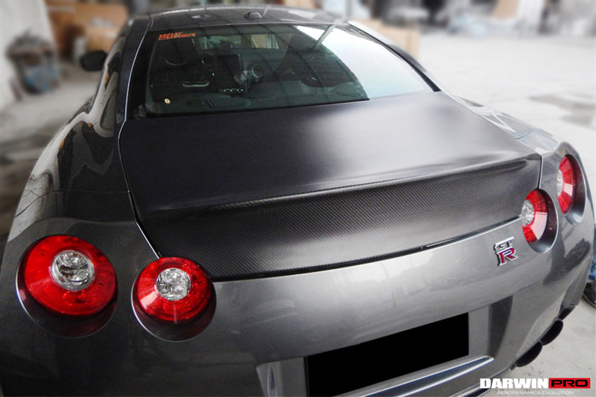 2008-2025 Nissan GTR R35 CBA DBA EBA AMS Style Carbon Fiber Trunk - DarwinPRO Aerodynamics
