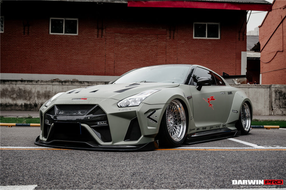 Kit de carrocería completa de fibra de carbono estilo BKSSII para Nissan GTR R35 CBA/DBA/EBA 2008-2022