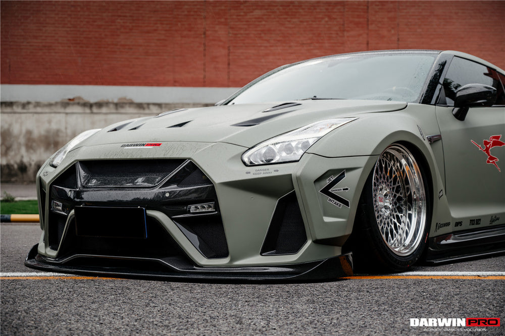 Kit de carrocería completa de fibra de carbono estilo BKSSII para Nissan GTR R35 CBA/DBA/EBA 2008-2022