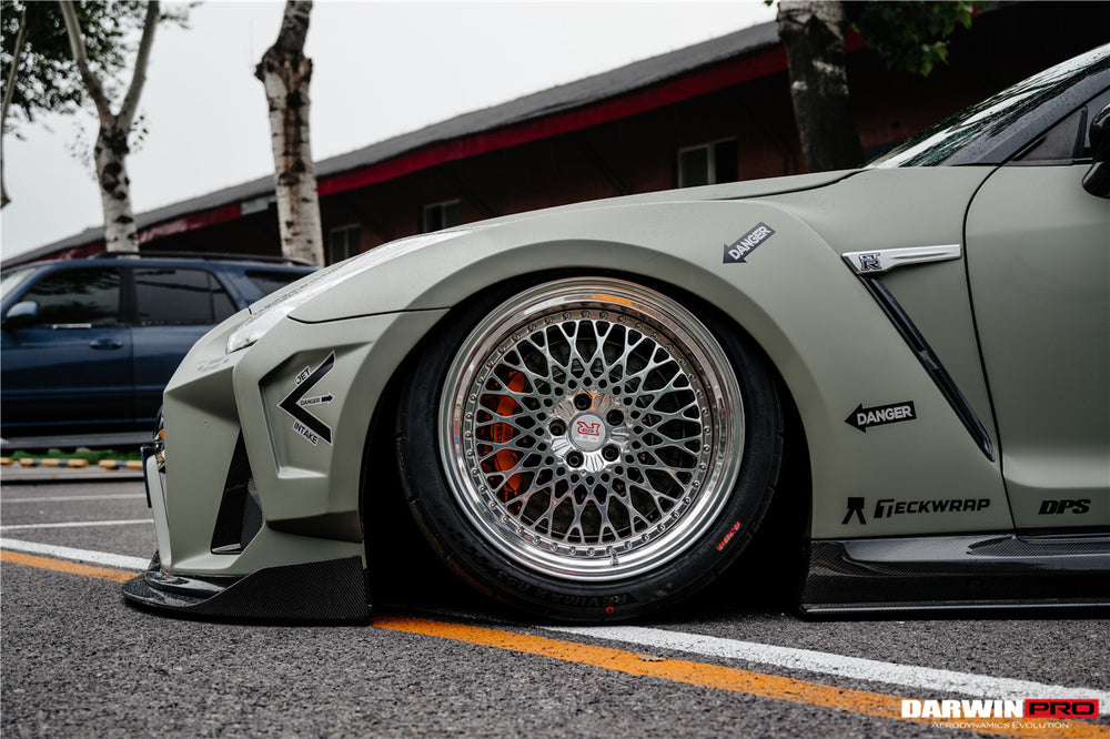 Kit de carrocería completa de fibra de carbono estilo BKSSII para Nissan GTR R35 CBA/DBA/EBA 2008-2022