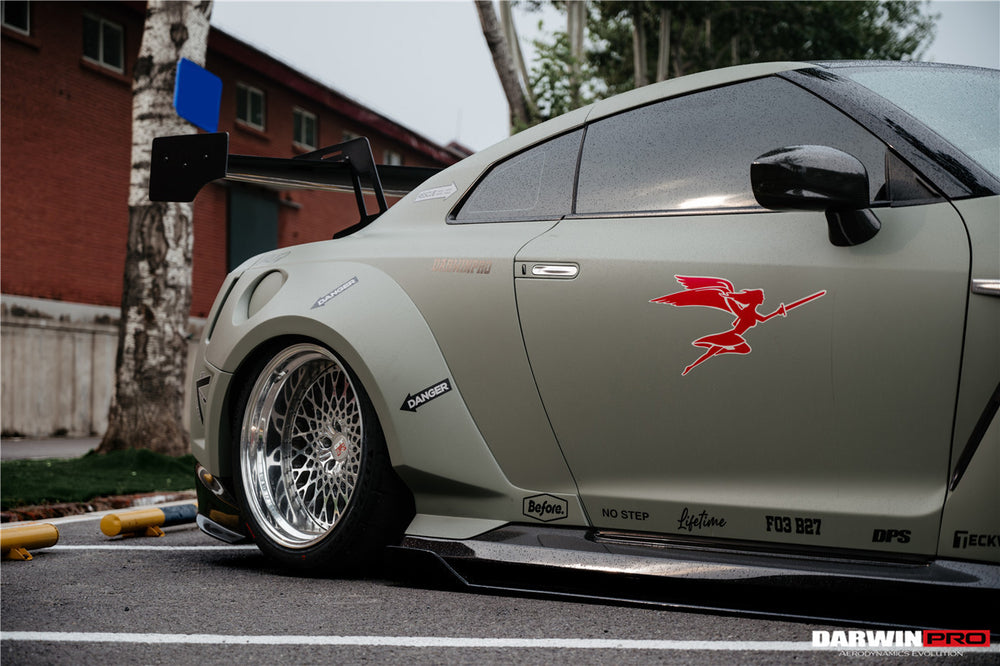 Kit de carrocería completa de fibra de carbono estilo BKSSII para Nissan GTR R35 CBA/DBA/EBA 2008-2022