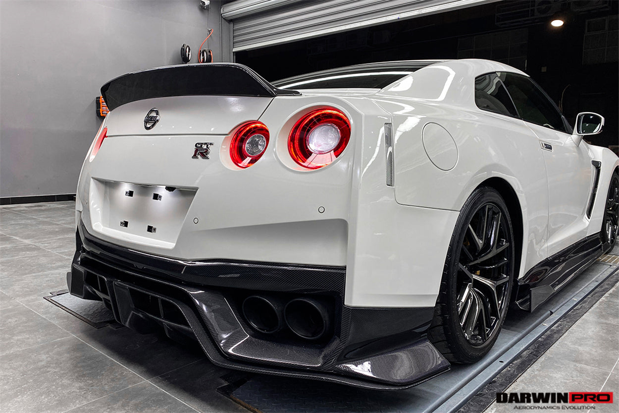 2008-2023 Nissan GTR R35 CBA DBA EBA BKSS Style Carbon Fiber Trunk Spoiler - DarwinPRO Aerodynamics