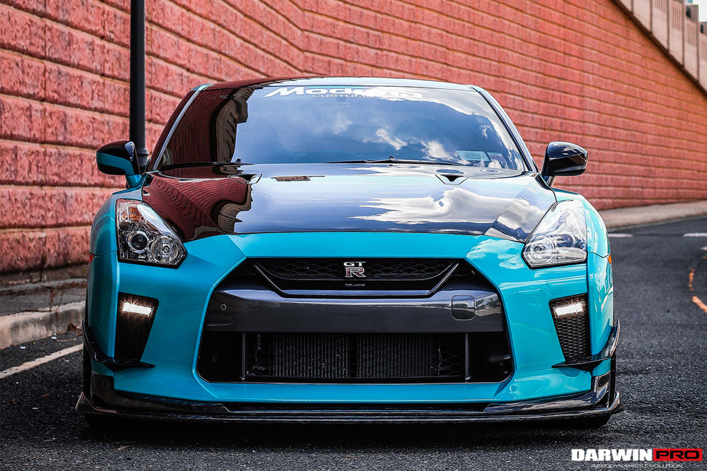 Kit de carrocería completa de fibra de carbono estilo Nissan GTR R35 EBA BKSS 2017-2022