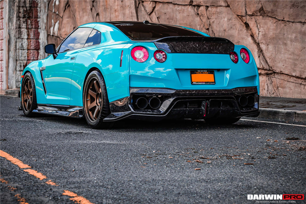 Kit de carrocería completa de fibra de carbono estilo Nissan GTR R35 EBA BKSS 2017-2022