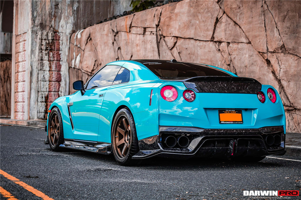Kit de carrocería completa de fibra de carbono estilo Nissan GTR R35 EBA BKSS 2017-2022