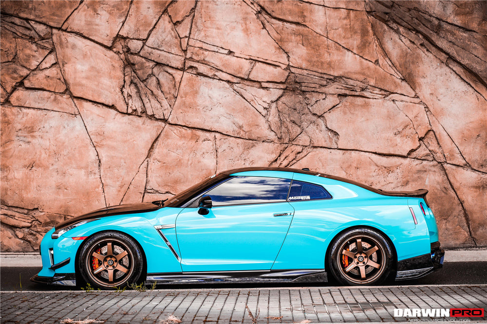 Kit de carrocería completa de fibra de carbono estilo Nissan GTR R35 EBA BKSS 2017-2022