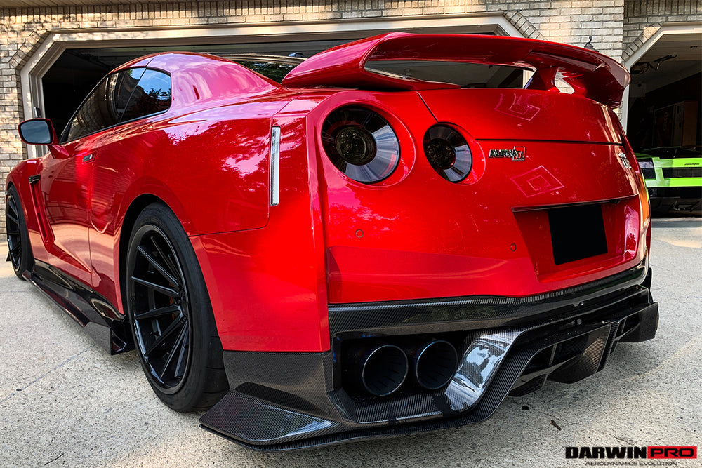 DarwinPRO 2017-2023 Nissan GTR R35 EBA BKSS Style Carbon Fiber Rear ...