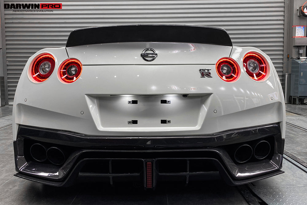 2008-2023 Nissan GTR R35 CBA DBA EBA BKSS Style Carbon Fiber Trunk Spoiler - DarwinPRO Aerodynamics