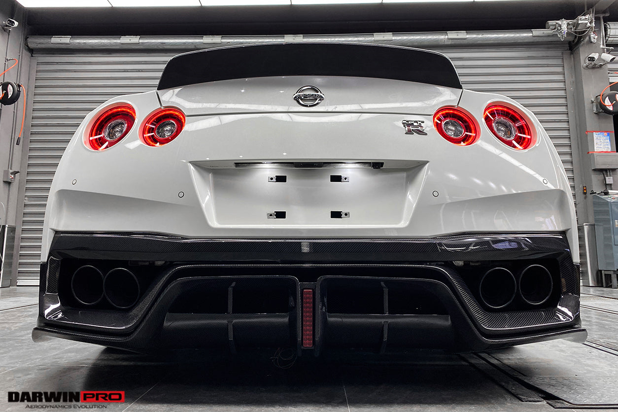 2008-2023 Nissan GTR R35 CBA DBA EBA BKSS Style Carbon Fiber Trunk Spoiler - DarwinPRO Aerodynamics