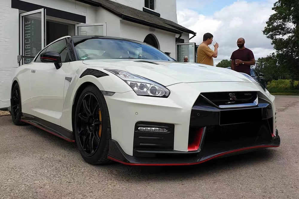 Parachoques delantero de fibra de carbono NISMO original Nissan GTR R35 CBA/DBA/EBA 2008-2022